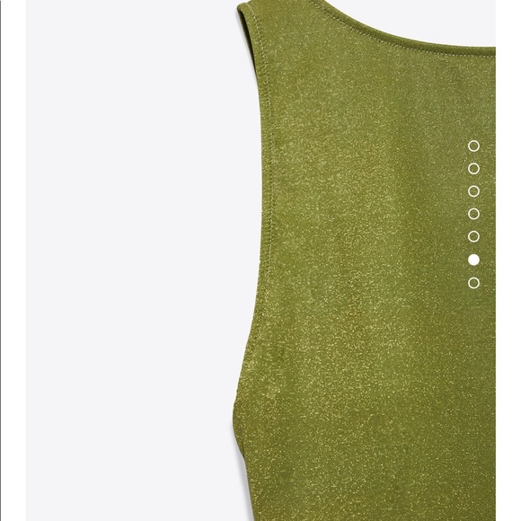 NWT! Zara Scoop Neck Back Swimsuit size Large - Picture 6 of 8